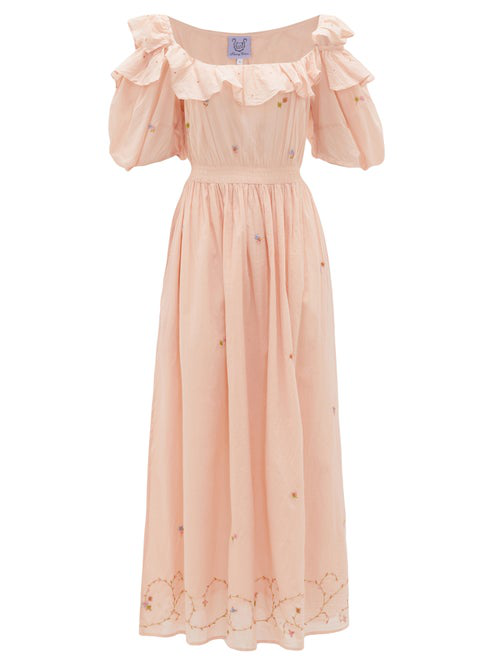 light pink cotton dress