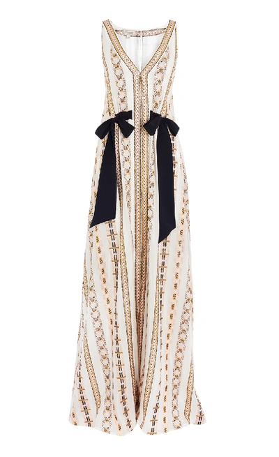 Shop Temperley London Spirit Long Dress, Ballet Pink Mix, Uk10