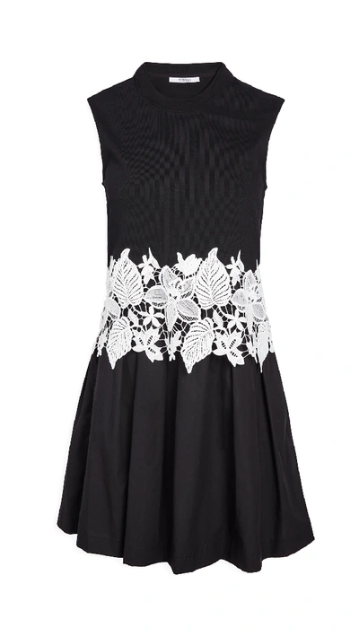 Shop Derek Lam 10 Crosby Lea Sleeveless 2-in-1 Dress In Black