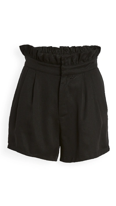 Shop Cupcakes And Cashmere Leah Shorts In Black