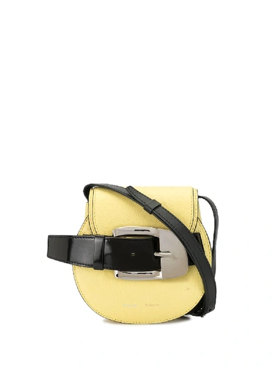 Shop Proenza Schouler Buckle Detail Crossbody Bag In Yellow