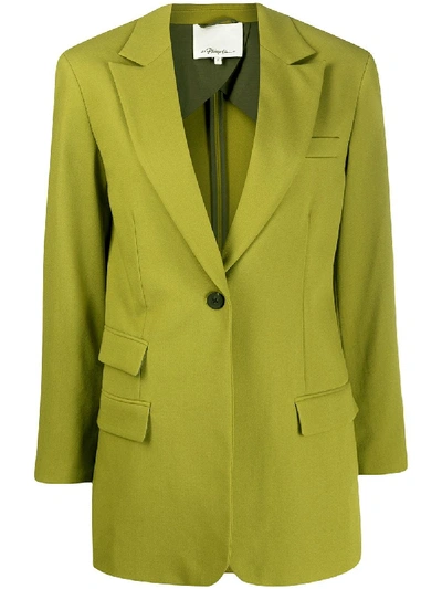 Shop 3.1 Phillip Lim / フィリップ リム Straight Single Breasted Blazer In Green