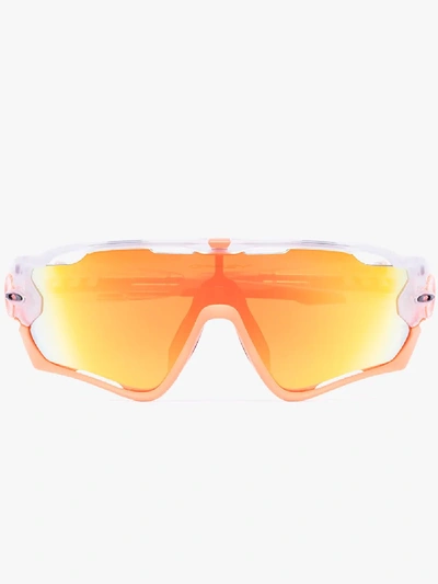 Shop Oakley Orange Jawbreaker Sunglasses