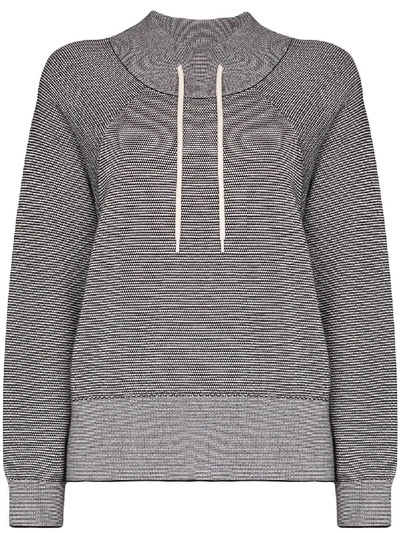 Shop Varley Maceo Cotton Sweatshirt In Black