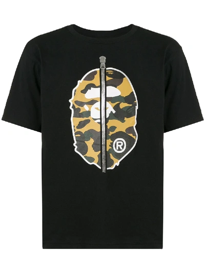 Bape Army Print T shirt In Black ModeSens