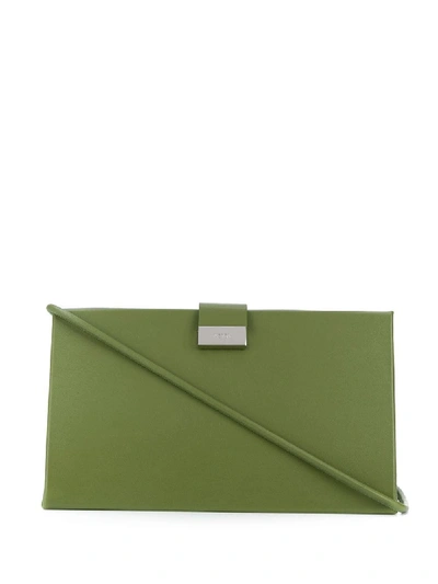 Shop Medea Lay Low Bag In Green