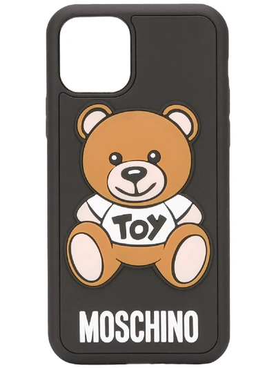 Shop Moschino Teddy Bear Iphone 11 Pro Case In Black