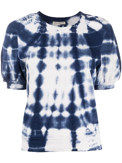 Shop Ulla Johnson Tie Dye Print T-shirt In Blue