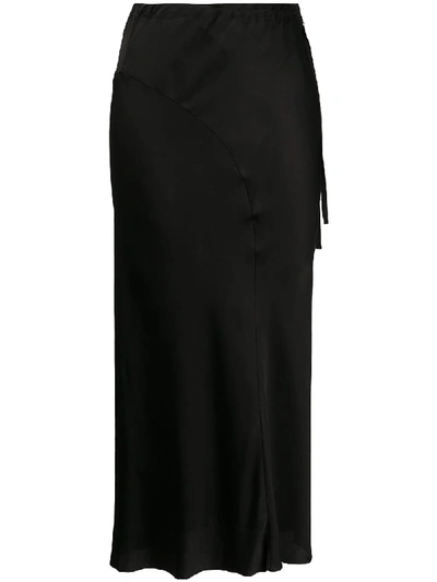 Shop Ann Demeulemeester Lightweight Straight Skirt In Black