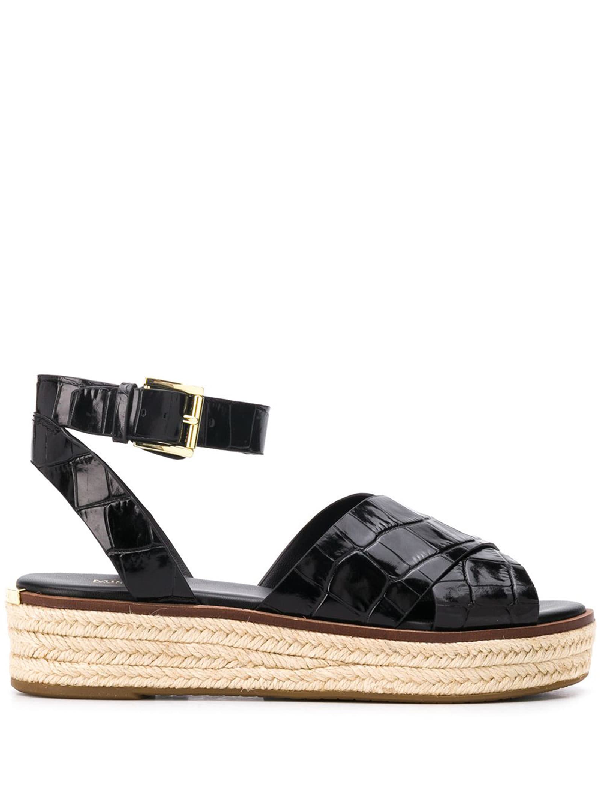 michael kors abbott sandal black