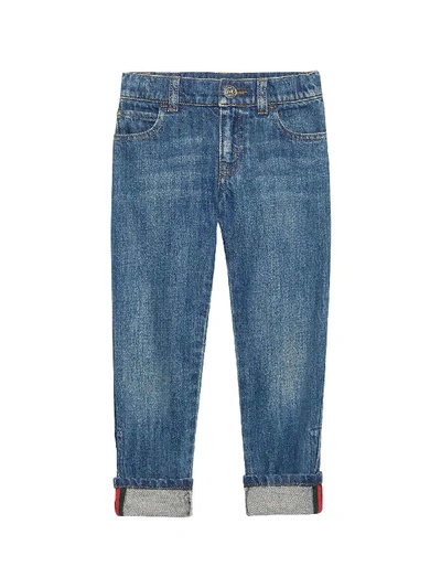 Shop Gucci Jeans In Denim