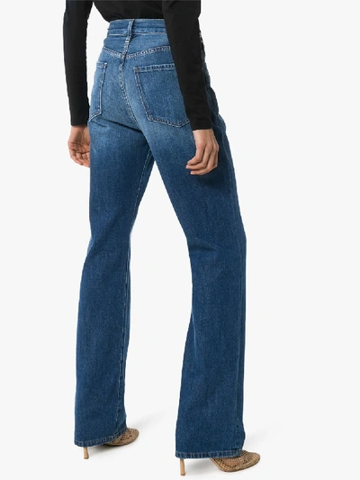 Shop Frame Blue Le Jane Straight Leg Jeans