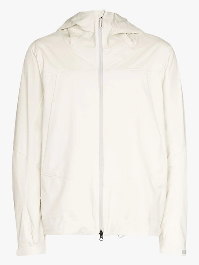 Shop Descente White 3d Foam Lamination Active Shell Jacket