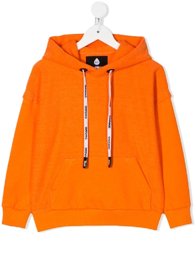 Shop Duo Relaxed Fit Hoodie In Orange