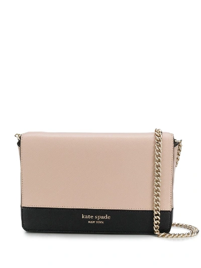 Shop Kate Spade Spencer Chain Cross Body Bag In Neutrals