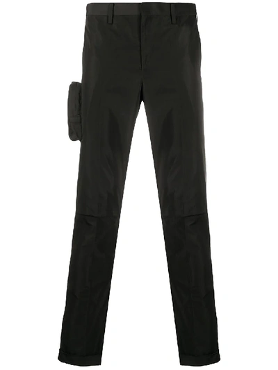 Shop Undercover Slim-fit Cargo Trousers In Black