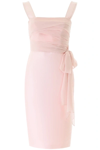 Shop Max Mara Sheath Dress In Pink