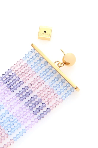 Shop Timeless Pearly Mismatched Earrings In Gold,blue