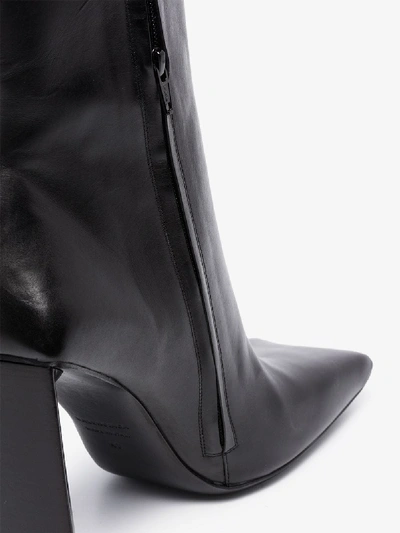 Shop Balenciaga Moon 110 Leather Boots - Women's - Leather In Black