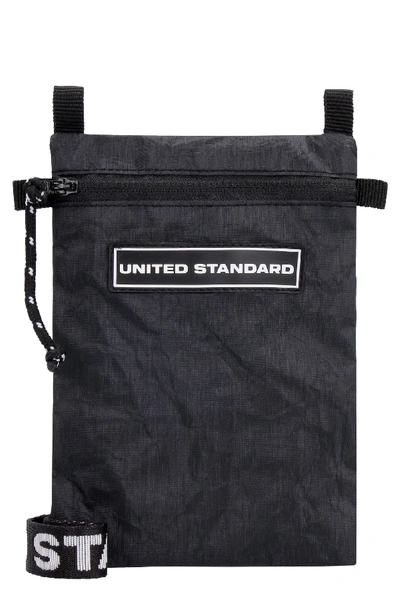 Shop United Standard Technical Fabric Neckpack In Black