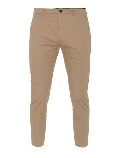 Shop Department 5 Stretch Cotton Cropped Trousers In Beige