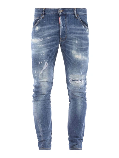 Shop Dsquared2 Classic Kenny Jeans In Light Wash