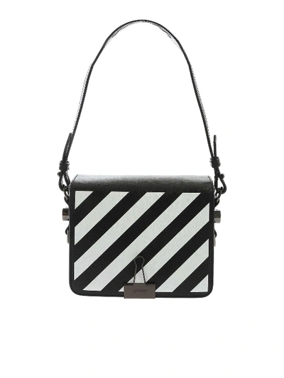 Off white black discount mini flap bag