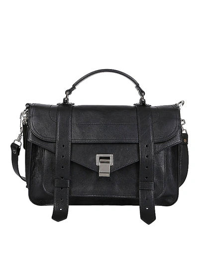 Shop Proenza Schouler Ps 1 Medium Bag In Black
