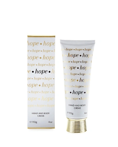 Shop Hope Fragrances Hope Hand And Body Cream, 4 Oz. / 118 ml