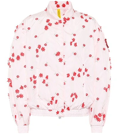 Shop Moncler Genius 4 Moncler Simone Rocha Persea Embroidered Bomber Jacket In Pink