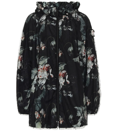Shop Moncler Genius 4 Moncler Simone Rocha Floral Down Jacket In Black