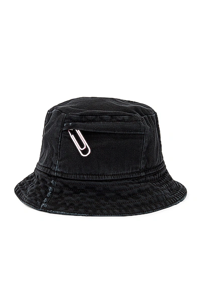 Shop Off-white Bucket Hat In Black & Fuchsia