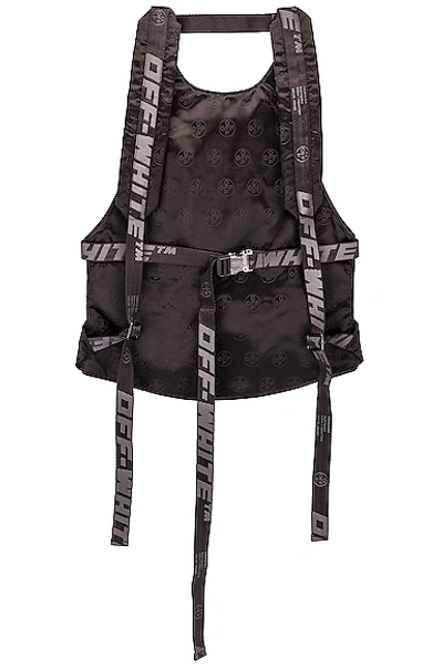 Shop Off-white Monogram Backpack In Black