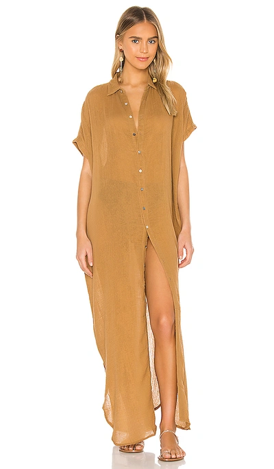 Shop Acacia Oahu Duster In Almond