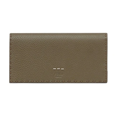 Shop Fendi Continental In Green