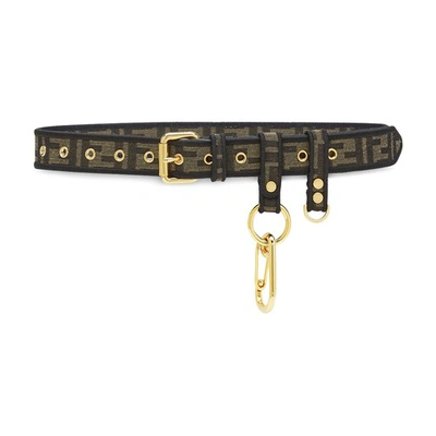 Shop Fendi Belt In Brown