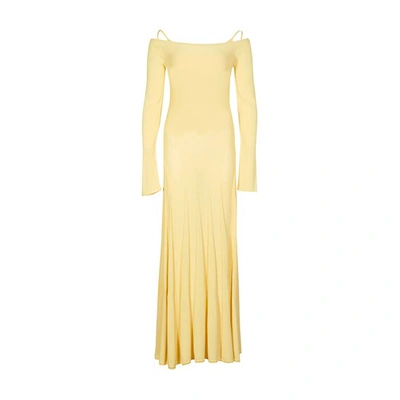 Shop Jacquemus Valensole Dress In Light Yellow