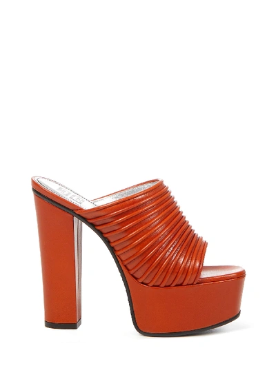 Shop Givenchy Sandals In Orange