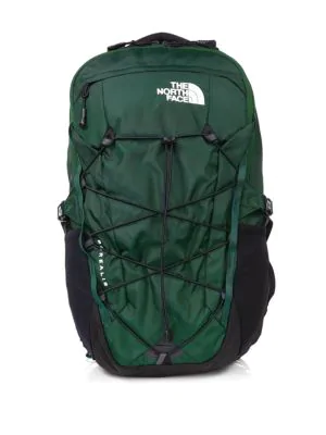 green north face backpack