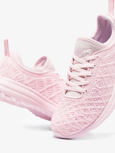 Shop Apl Athletic Propulsion Labs Pink Techloom Phantom Sneakers