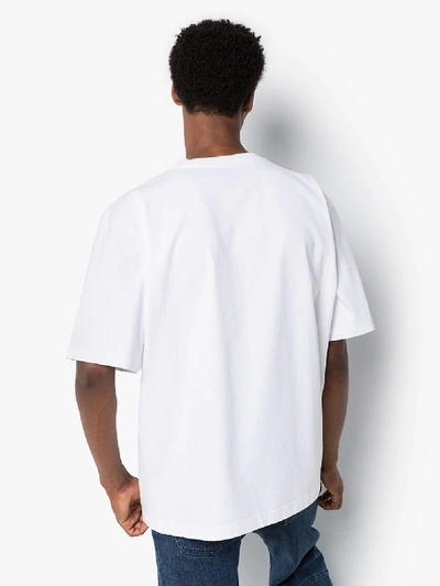 Shop Heron Preston White X Homecoming Logo Cotton T-shirt