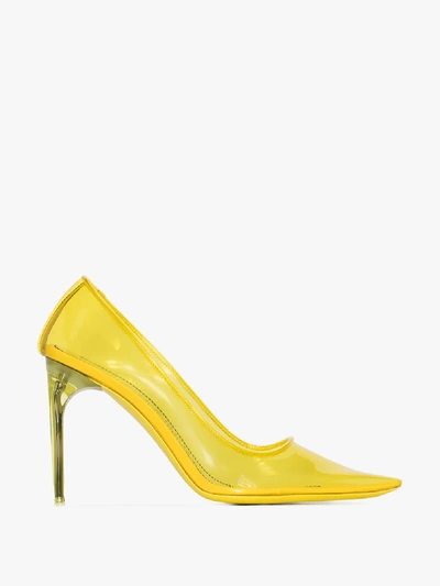 Shop Givenchy Yellow 100 Pvc Leather Pumps