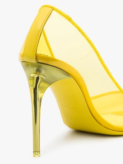 Shop Givenchy Yellow 100 Pvc Leather Pumps