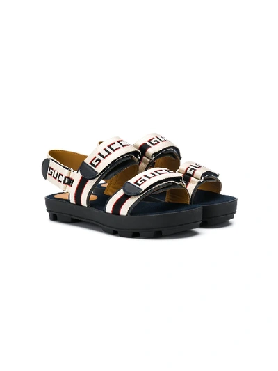 Shop Gucci Hiking-style Sandals In Neutrals