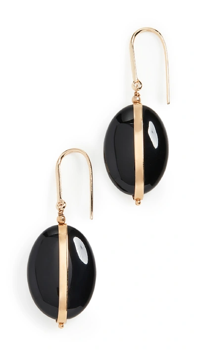 Shop Isabel Marant Stones Earrings In Black