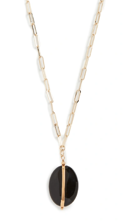 Shop Isabel Marant Stones Necklace In Black