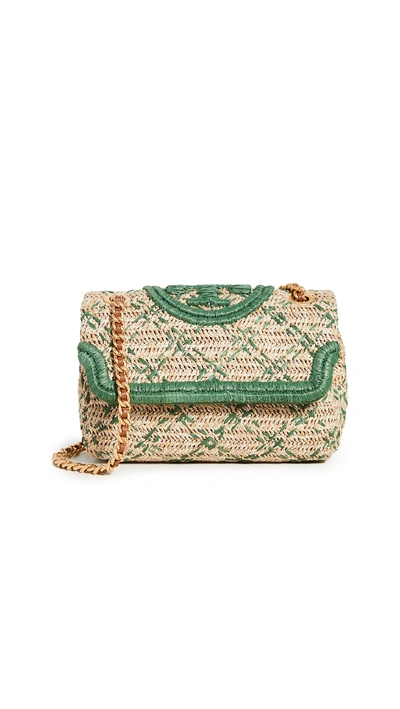 Arugula Fleming Straw Shoulder Bag by Tory Burch Accessories for $20