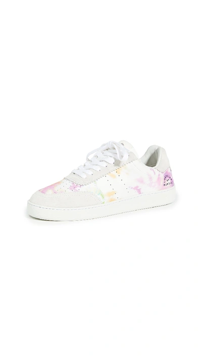 Shop Loeffler Randall Keeley Low Top Sneakers In Tie Dye/cement