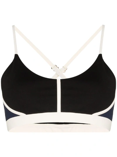 Shop Ernest Leoty Corset Stretch Sports Bra In Black