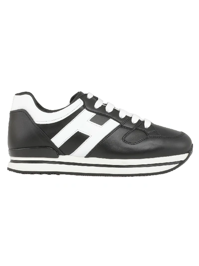 Shop Hogan Sneakers H222 In Black/white